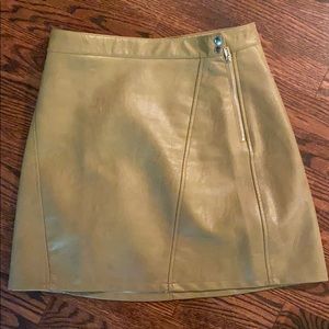 Zara Faux Leather Skirt